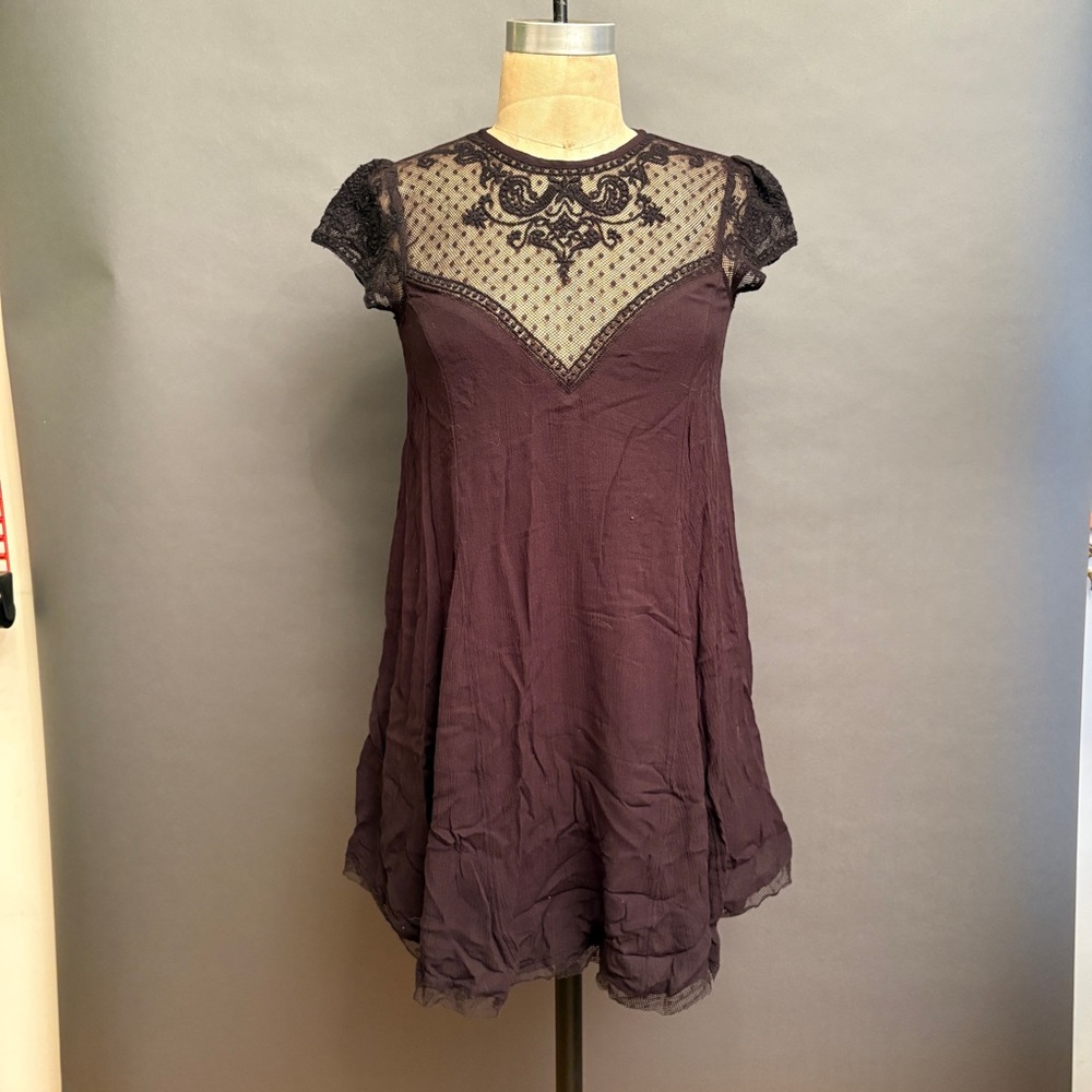 Elegant Lace Overlay Dress